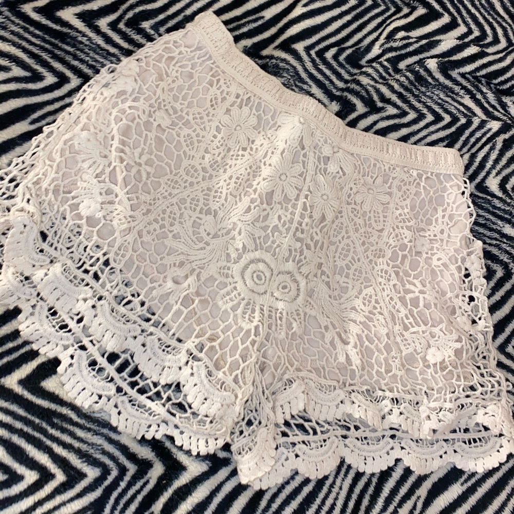 Pac Sun crochet high waisted shorts